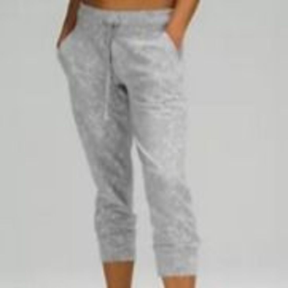 Lululemon Ready to Rulu Jogger Sz 6 - Speckle Spritz Jacquard Rhino Grey Silver